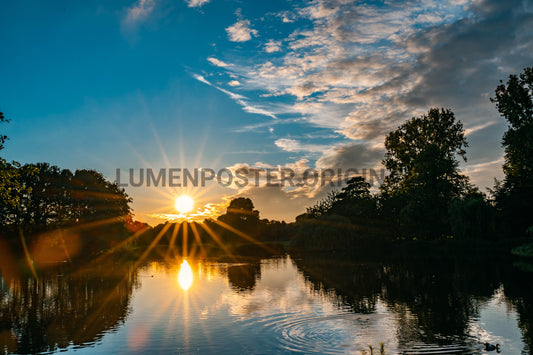 Sunset over the Sea